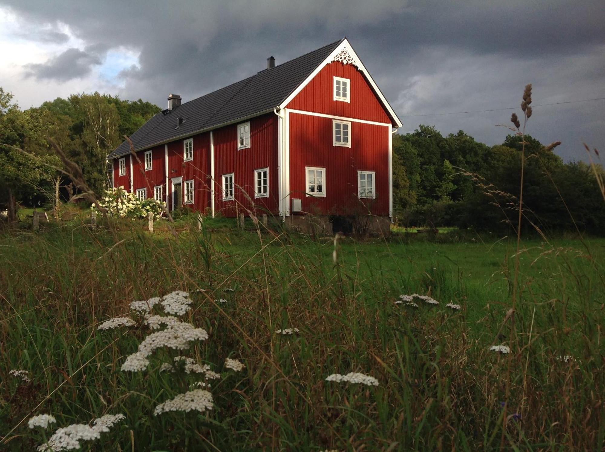 La Maison Rouge De Slaetten Bed And Breakfast Vilshult Екстер'єр фото