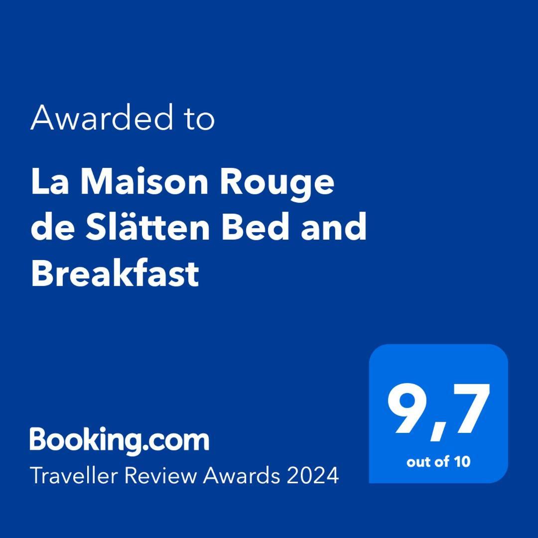 La Maison Rouge De Slaetten Bed And Breakfast Vilshult Екстер'єр фото